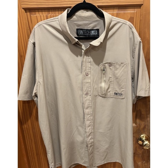 Fintech Other - Fintech Deep Sea Woven Performance Short Sleeve Fishing Shirt Large
